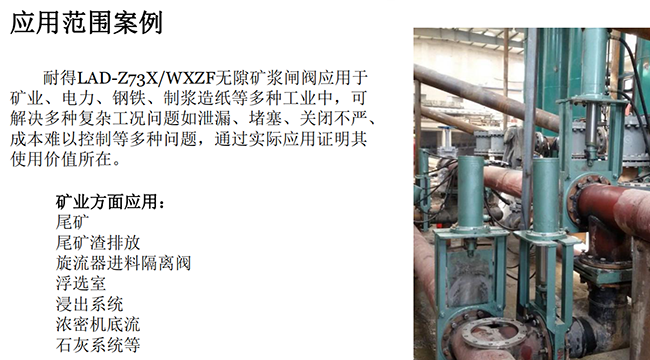 手動刀型閘閥礦業(yè)應(yīng)用案例